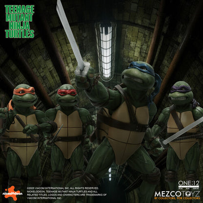 MEZCO - One:12 Collective - Teenage Mutant Ninja Turtles (1990 Movie) Action Figure Set