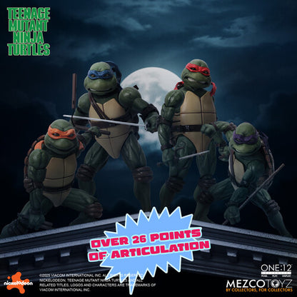 MEZCO - One:12 Collective - Teenage Mutant Ninja Turtles (1990 Movie) Action Figure Set