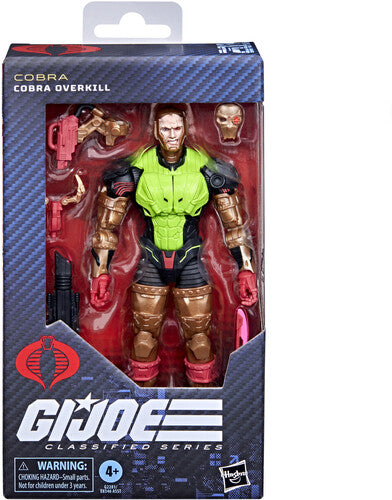 Hasbro Collectibles - G.I. Joe – Classified Series - #201, Cobra Overkill Action Figure