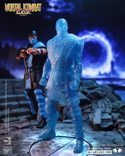 McFarlane Toys - Mortal Kombat - Klassic - Sub-Zero (Ice Clone) 7" Action Figure