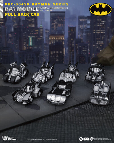 Beast Kingdom - Batman - Batmobile Pull Back Car Electroplated 7 Count Display