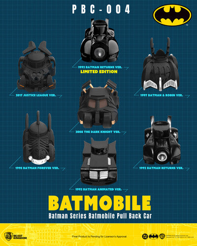 Beast Kingdom - Batman - Batmobile Pull Back Car 6ct Blind Box