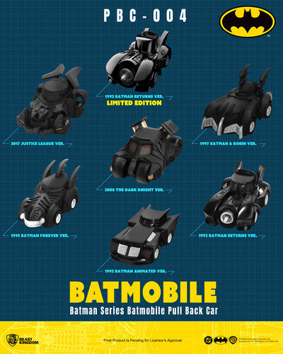 Beast Kingdom - Batman - Batmobile Pull Back Car 6ct Blind Box