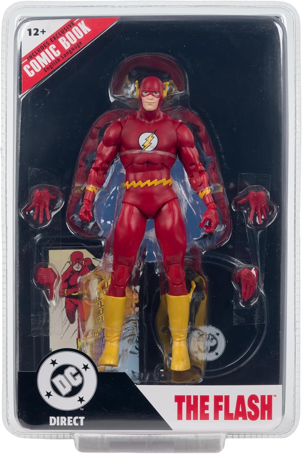 McFarlane Toys - DC Direct Page Punchers - The Flash Barry Allen (The Flash #123) 7" Action Figure with Comic