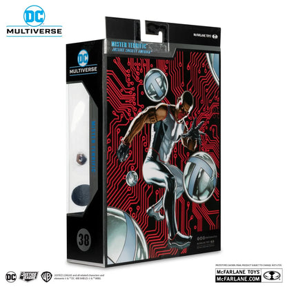 DC McFarlane Collector Edition Wave 11 Mr. Terrific JSOA #38 Red Platinum Edition 7-Inch Scale Action Figure