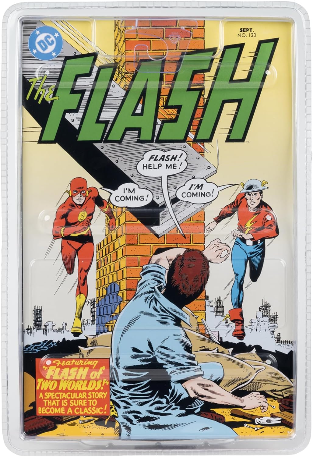 McFarlane Toys - DC Direct Page Punchers - The Flash Barry Allen (The Flash #123) 7" Action Figure with Comic