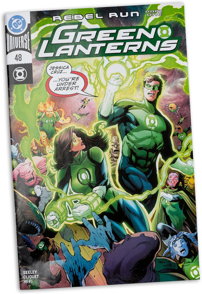 McFarlane Toys - DC Direct - Page Punchers - Green Lantern Hal Jordan (Green Lanterns #48) 7" Action Figure with Comic