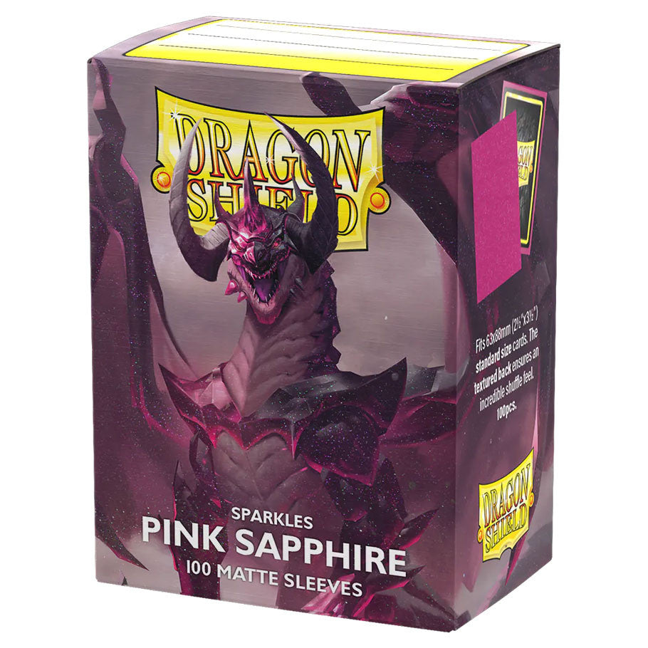 Dragon Shield: Deck Protector: Matte: Pink Sapphire (100)