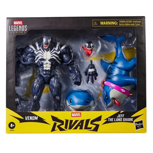 Hasbro Collectibles -Marvel Legends Series Marvel Rivals Venom & Jeff the Land Shark 6-Inch Action Figures